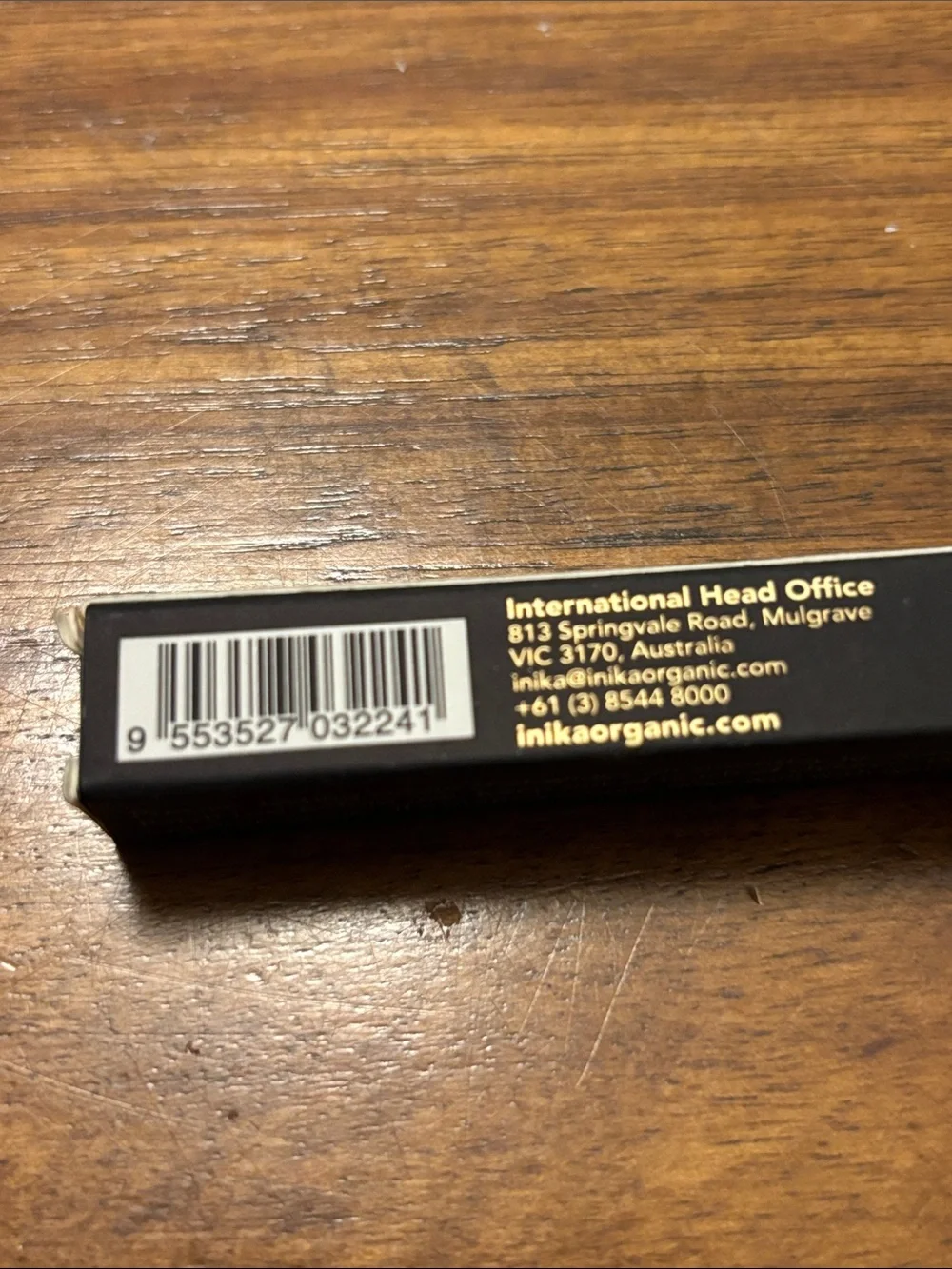 INIKA Organic Eye Pencil - Graphite - Eyeliner - Discontinued - NIB